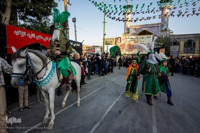 حرکت نمادین ورود کاروان امام حسین(ع) به کربلا در همدان
