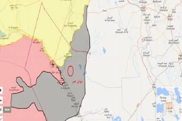 پایگاه آمریکا در میدان نفتی العمر در شرق سوریه بار دیگر هدف گرفته شد