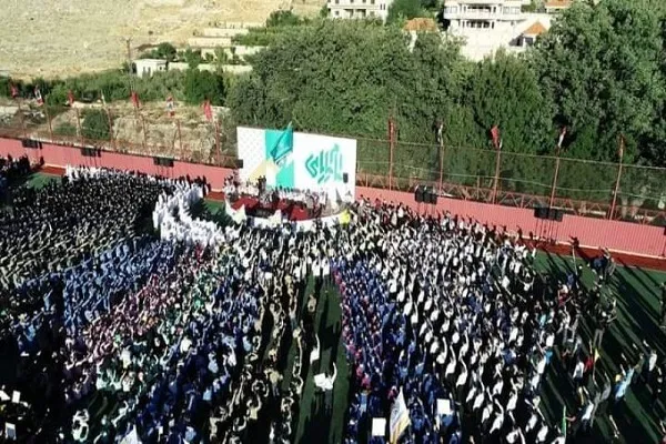 سلام یا مهدی در بقاع غربی لبنان + عکس و فیلم