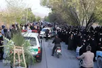 مراسم استقبال مردم نی ریز از پیکر امام جمعه شهر خود‎‎