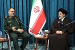دیدار فرماندهان نظامی و انتظامی با نماینده ولی فقیه در آذربایجان غربی‎