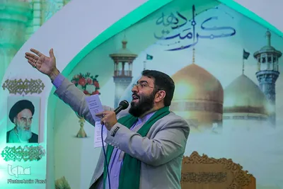 شب میلاد امام رضا در حرم شاهچراغ (ع)‎‎