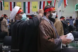 تجدیدبیعت دانشجویان قم با رهبر انقلاب در روز دانشجو