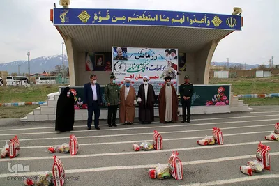 توزیع ۱۰۰۰ بسته معیشتی و کمک مومنانه در اهر