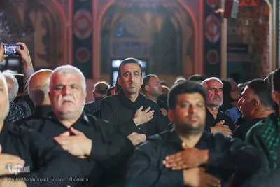 مراسم عزاداری شب شهادت امام رضا(ع) در حرم مطهر رضوی