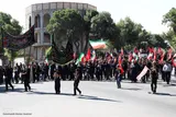 مراسم پیاده‌روی جاماندگان اربعین حسینی در شهرستان اهر
