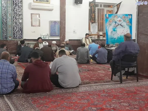 محفل انس با قرآن در مسجد جامع شهرستان نوشهر