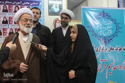بازدید آیت‌الله دری نجف آبادی، نماینده ولی‌فقیه در استان مرکزی از محل برگزاری آزمون/عکاس: زهرا بهرامی