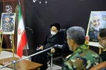 دیدار جمعی از فرماندهان نظامی خراسان جنوبی با حجت‌الاسلام علیرضا عبادی