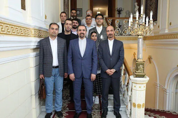 دیدار سفیر ایران در روسیه با خبرنگاران