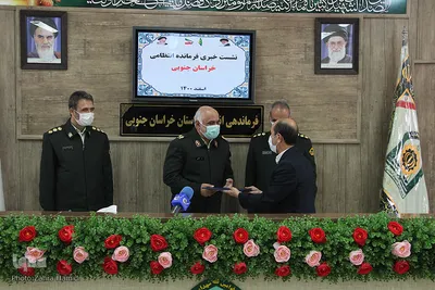 نشست ارائه برنامه های نیروی انتظامی خراسان جنوبی