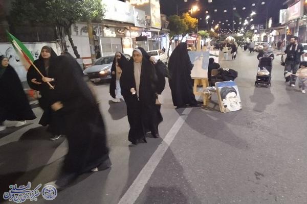 شصتمین اجتماع  شبانه مردم انقلابی بابلسر در بیعت با رهبری و دفاع ملی