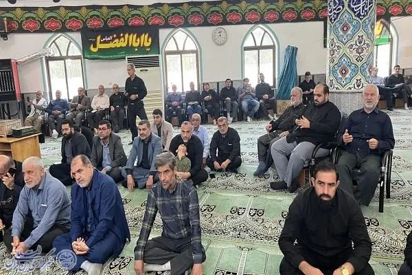 عزاداری مردم بابلسر در سالروز شهادت امام حسن عسکری(ع) و گل افشانی مزار سه شهید گمنام علقمه