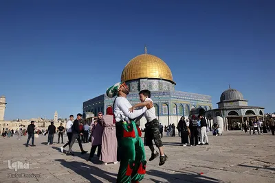 اقامه نماز عید سعید فطر در مسجدالاقصی