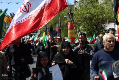 تهران در سوگ چهلمین روز شهادت رهبر شهید انقلاب اسلامی