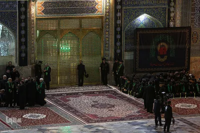 مراسم خطبه‌خوانی شب شهادت امام رضا(ع) در حرم مطهر رضوی