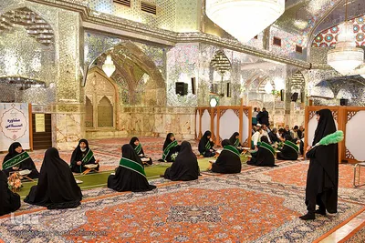 تجدید میثاق خدام امام رضا با حضرت شاهچراغ (ع)