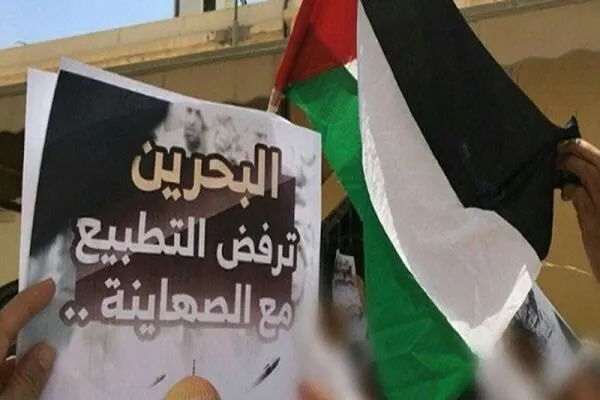 طنین شعار «مرگ بر اسرائیل» در مراسم نماز جمعه مردم بحرین