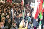 سوگواری دانش آموزان بابلسری در چهلم شهادت دانش آموزان میناب
