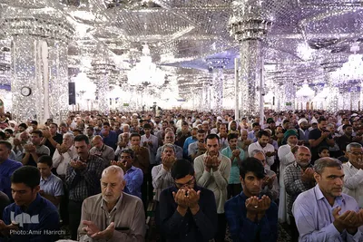 نماز عید سعید قربان در حرم مطهر رضوی
