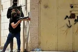 جنوبی جنین میں فلسطینی مقاومت کا صیہونی فوجی چھاؤنی پر حملہ