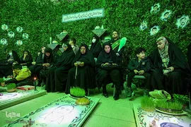 تحویل سال نو در حرم شاهچراغ(ع)