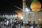 شب عاشورای حسینی در حرم شاهچراغ(ع)