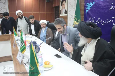 معارفه مسئول اتحادیه انجمن اسلامی دانش آموزان خوزستان
