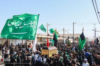 مراسم عزاداری «یوم العباس» در اهواز