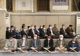 مراسم انس با قرآن در اولین روز ماه مبارک رمضان در حسینیه امام خمینی(ره)