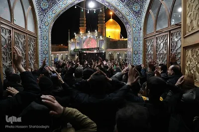 شب شهادت امام موسی کاظم(ع) در حرم حضرت معصومه(س)