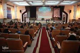 مراسم اختتامیه هجدهمین مسابقات قرآن بانوان شاغل و خانواده کارکنان ستاد آجا