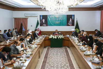 نشست خبری مصطفی خاکسار قهرودی، قائم مقام تولیت آستان قدس رضوی