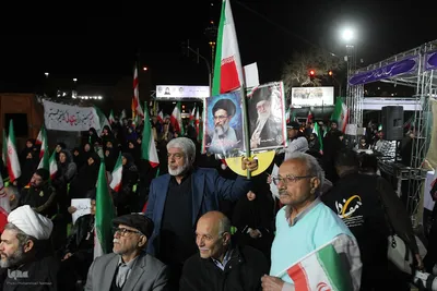 تجمع دانشگاهیان در چهلمین روز شهادت رهبر فرزانه