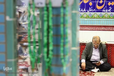 آرزوی انتظار در حسینیه شهید «آل‌ مبارک» اهواز