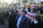 تجمع مردم سمنان در محکومیت جنایت اسرائیل در غزه‎