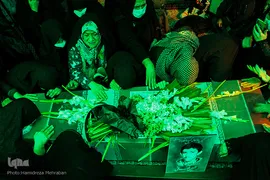 مراسم خاکسپاری و تشیع پیکر شهید «حسین فغانی»