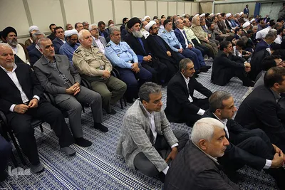 دیدار مسئولان نظام و سفرای کشورهای اسلامی با رهبر انقلاب