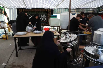 مراسم آیینی جاماندگان اربعین حسینی در تبریز