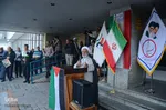 تجمع اعتراضی کادر درمان دانشگاه علوم پزشکی تبریز