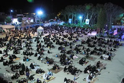 مراسم احیای شب بیست و سوم ماه رمضان در یزد