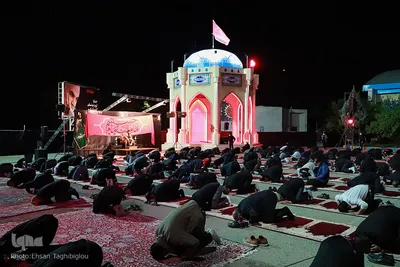مراسم عزاداری شب عاشورا در زنجان