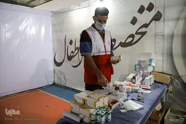 اردوی جهادی ۵۵ پزشک تهرانی در اهواز