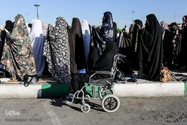 نماز عید سعید فطر در شهر ری