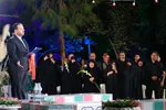 آیین استقبال از پیکر شهدای تازه‌تفحص‌شده در سیمای مرکز اصفهان