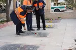 غبارروبی گلزار شهدای شهرستان پلدختر با حضور استاندار لرستان