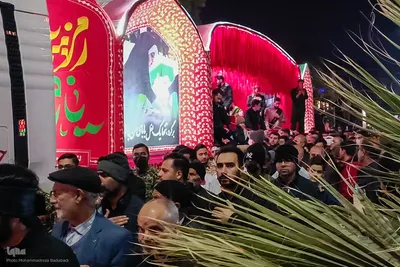 استقبال از کاروان اهالی بهشت در کاشان