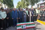 مراسم وداع با شهید امیرحسین باقرلو‎ در خوی