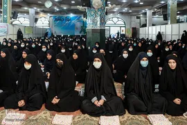 برگزاری نماز جماعت باشکوه دانش آموزی