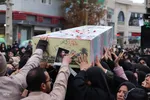 تشییع پیکر مطهر دو شهید گمنام در ملایر